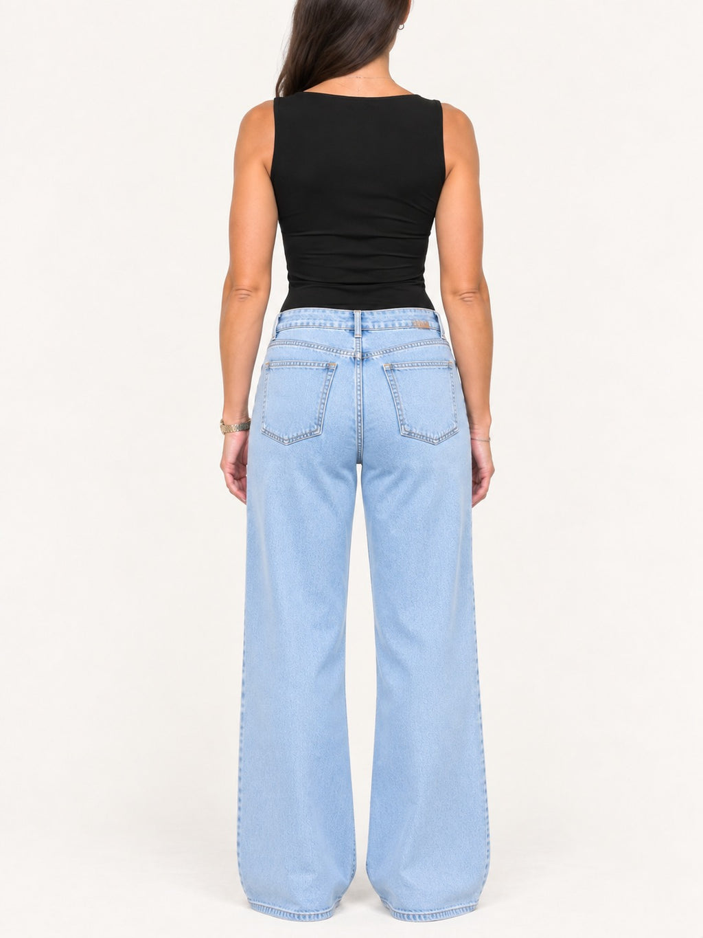 Square Neck Double-Layer Top