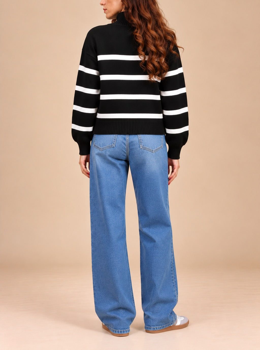 Noir Stripe Knit