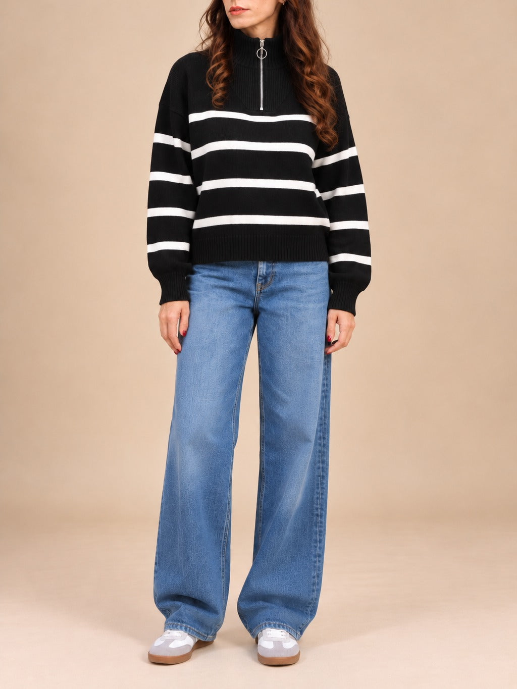 Noir Stripe Knit