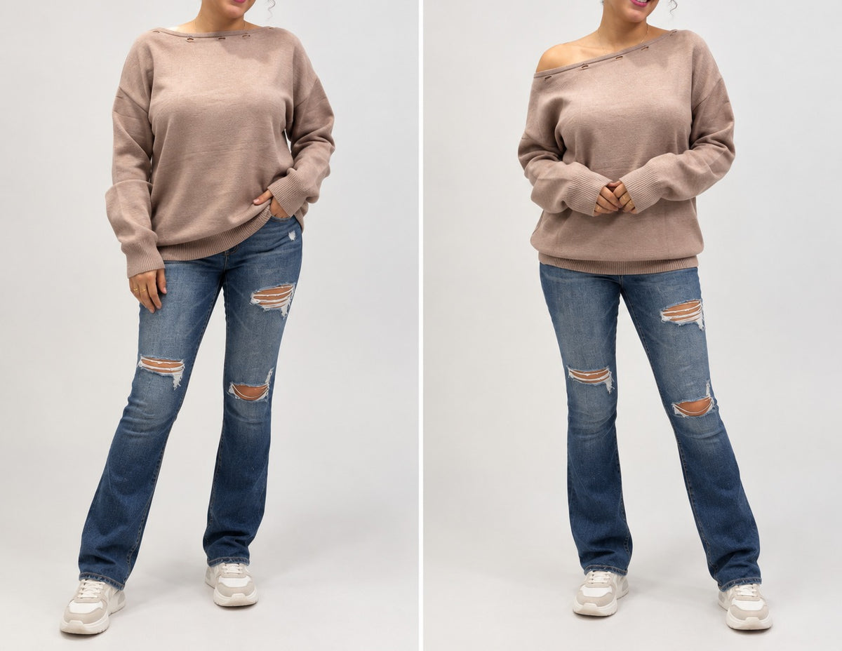 Mocha Muse Knit Sweater